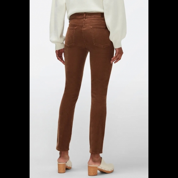 7 for all mankind brown corduroy skinny pants, size 26 - Picture 3 of 12